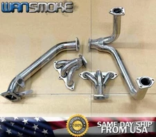 Turbo Manifold Exhaust Crosstube T3/T4 for Honda Accord Pilot CL TL V6 3.0L 3.2L