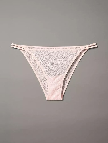 CALVIN KLEIN Sheer Marquisette Lace High Leg Tanga PANTY QF7105 $24.00 - Picture 6 of 47