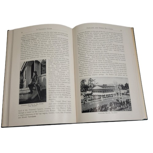 San Francisco Oakland Besucherführer Buch Stadtpläne ausklappbar USA & CA NEA 1923 - Bild 4 von 4