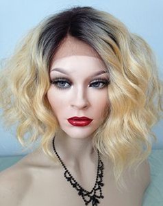 Ombre-Blonde-Human-Hair-Wigs-1BT-613-Full-Lace-Human-Hair-Wig-Pre-Plucked-Virgin
