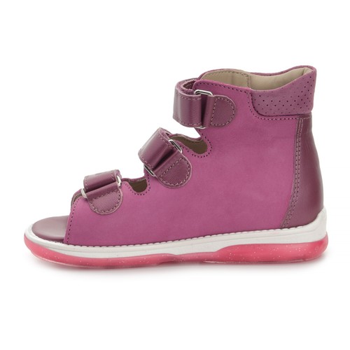 Memo Betti Girls' Toddler Corrective Orthopedic High-Top AFO Leather Sandal - Picture 6 of 10