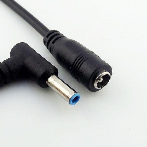 1pcs DC Power Adapter Cable 5.5 x 2.1mm Female To 4.5 x 3.0mm Male for HP Laptop - Picture 3 of 6