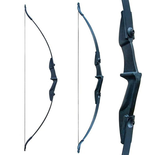57" Takedown Recurve Bow 20-40lbs&12xArrow Bow Set Archery Hunting for R/L Hand - Picture 3 of 23