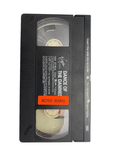 Dance Of The Damned VHS Tape 1988, Rare Vampire Horror Gore - OOP HTF Scarce - Picture 6 of 10