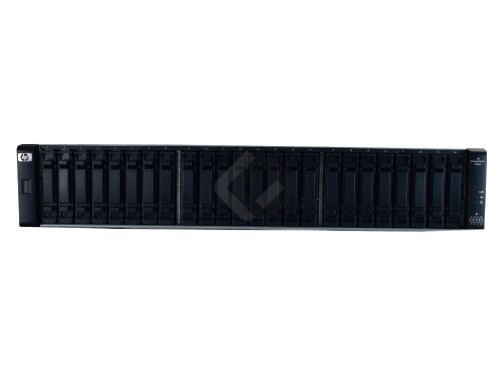 HPE StorageWorks P2000 G3 FC, 24x 2.5" SAS Einschübe, 2x Netzteile, AP846A - Bild 1 von 2
