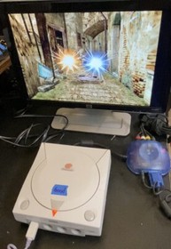 Naki VGA Box Converter Sega Dreamcast Tested S-Video Composite Audio