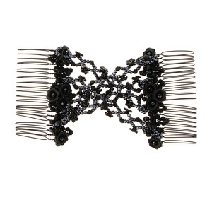 Easy Magic Beads Double Hair Comb Clip Stretchy Hair Combs Clips