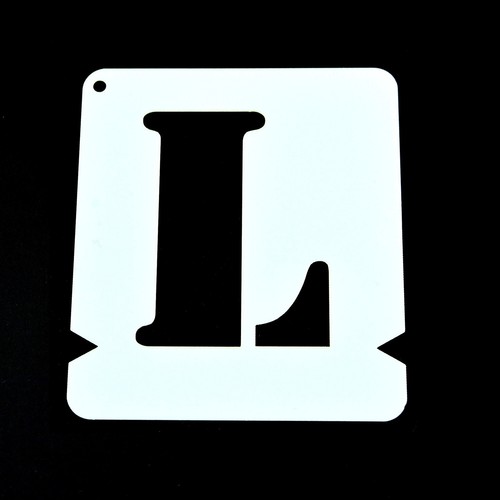 MYLAR POLYESTER STENCIL TEMPLATE. 'STENCIL FONT' SET OF A To Z 125mm To 400mm - Picture 5 of 12