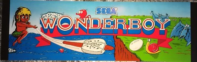 Wonderboy Arcade Marquee 26'' x 8''