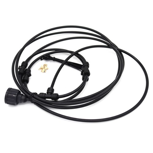 Fan Misting System Kit Outside Patio Fan Ring Mist Cooling Adapter Connect Kit - Picture 9 of 12