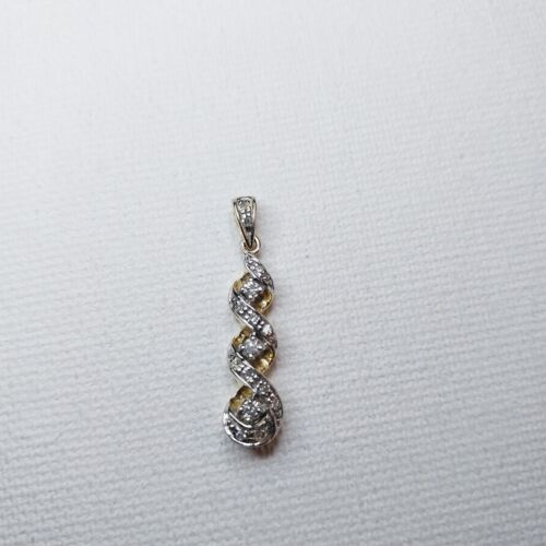 14K Gold Multi Diamant Anhänger - Bild 2 von 9