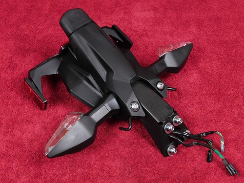Rear Fender License Plate Holder Bracket w/Turn Signals 18-23 EX400 Ninja 400 - Picture 4 of 17