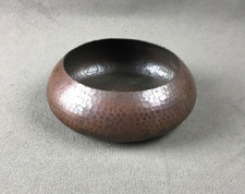 ROYCROFT HAMMERED COPPER BOWL 6" ORIGINAL BROWN PATINA ARTS & CRAFTS