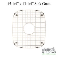 Elkay Kitchen Sink Grate 15-1/4" x 13-1/4"  Rounded Corners Protective Feet