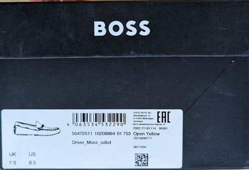 Hugo Boss moccasins/loafers Driver Mocc sdbd soft suede & leather Made in Italy - Picture 17 of 28