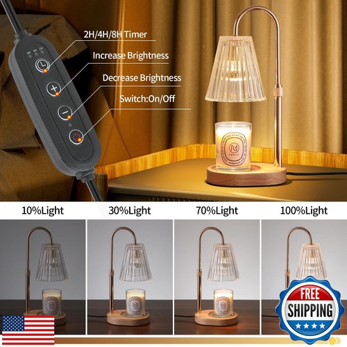 MEIXISUE Candle Warmer Lamp,Adjustable Height Home Decor Timer,Dimmer Fragran - Picture 5 of 5