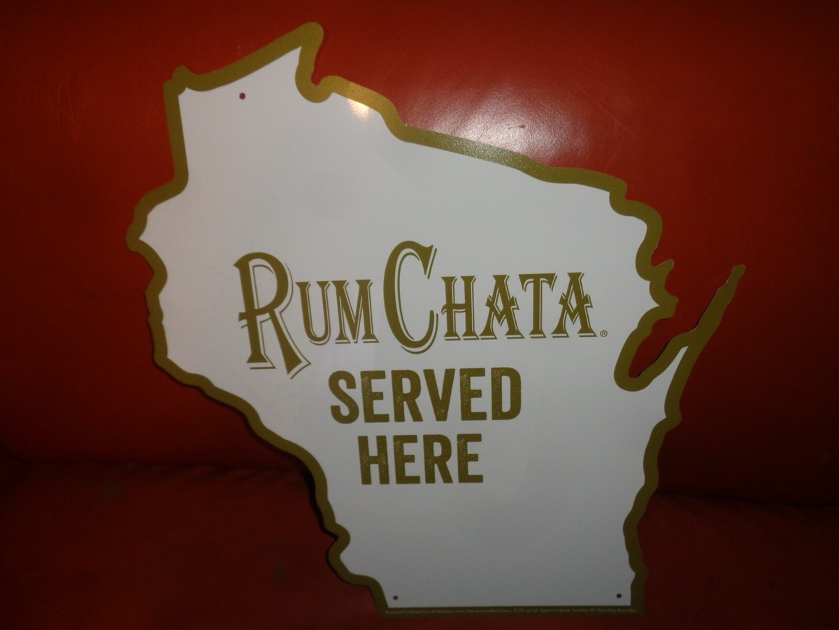 Rumchata Sign Rum Chata W/shot Glasses