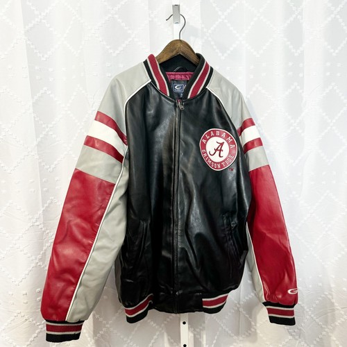 Alabama Crimson Roll Tide SEC Vtg Varsity Bomber Sports Jacket Sweater Coat - XL - Picture 2 of 15
