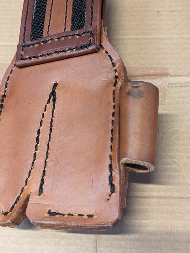 Christie Elite Leather Deluxe Rodman Rodbuster Borsa per attrezzi Portautensili IronWorker - Foto 4 di 18