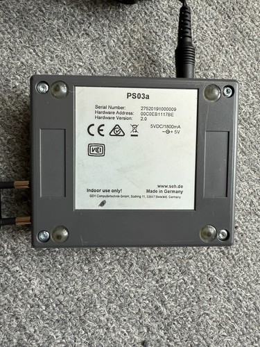 SEH PS03a Printserver – Gebraucht, Voll Funktionsfähig - Photo 3/3