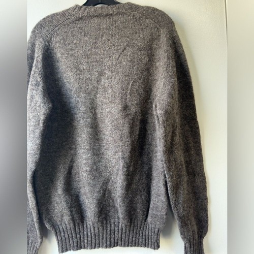 Jay Kos New York Men's 100% Wool Brown Sweater Sz M - Picture 3 of 8