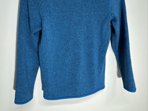 PATAGONIA Better Sweater Youth Boys Girls Blue 1/4 Zip Fleece Pullover L 12 EUC! - Picture 7 of 7