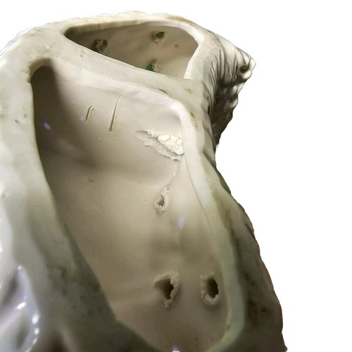 Chine de Blanc Immortals On Boat Ceramic Antique Late 19th Century White 9"x5" - Picture 19 of 20