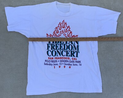 90s　Tibetan Freedom Concert Tシャツ 1996年 Rare Vintage 96' Tibetan Freedom Music Concert San Francisco