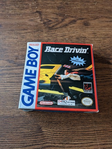 Nintendo Game Boy *Race Drivin'* CiB complete w/ manual poster box - Picture 7 of 12