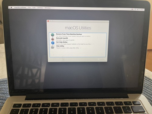2-13.3" Apple MacBook Pro A1502 i5-4258U 500GB SSD 4GB Big Sur 2013 Parts Only - Afbeelding 2 van 17