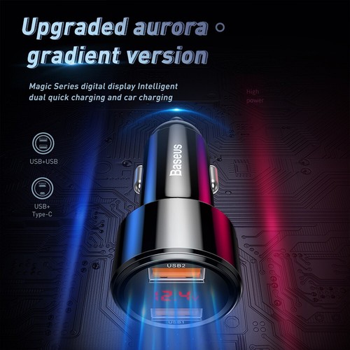 Baseus Magic Series PPS Digital Display Intelligent Dual Quick Charging and Car - Picture 10 of 11