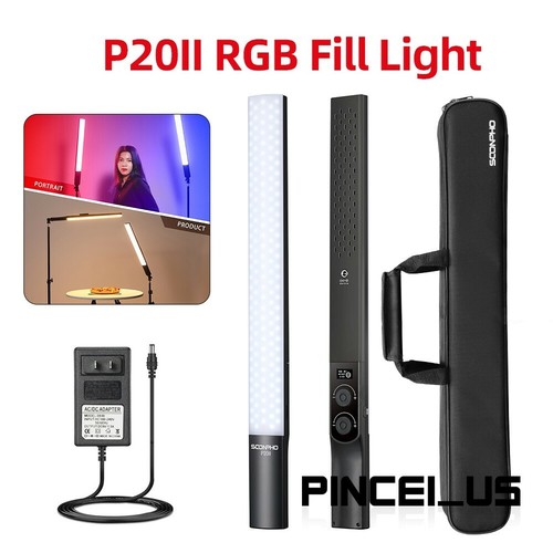 SOONPHO P20II RGB Colorful LED Stick Fill Light 3000K LED Flash Light Stick pe66 - Picture 4 of 9