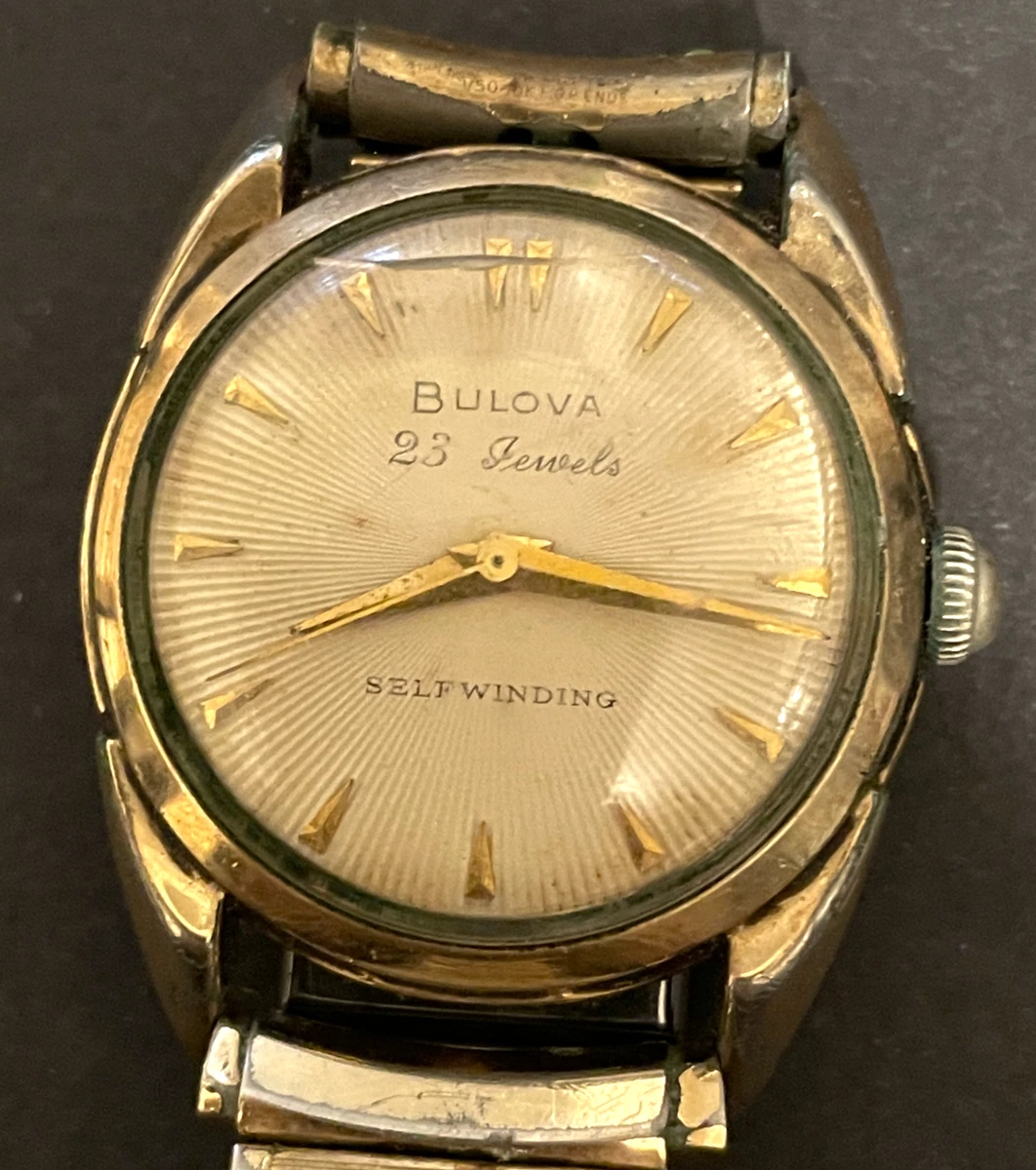 Vintage 1958 Bulova 23 Jewels Automatic Men s Watch Running Ticks 23j L8 31mm