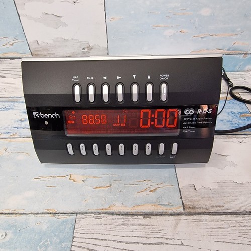 BENCH Radio Alarm KH 2295 NAP Timer, SDA Timer, RDS ,50 Preset , Pat Tested