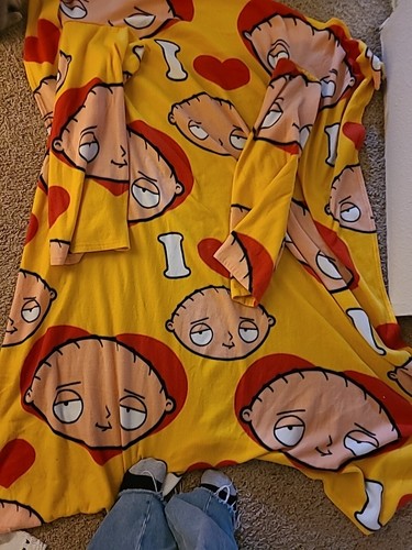 Rare Stewie Griffin Family Guy Soft Snuggie Blanket 2010 - Picture 4 of 7