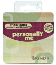 Personally Me Hanover Acc. Sticky Notes 2 Pads / 2 Designs 40 Sheets Each Brenda