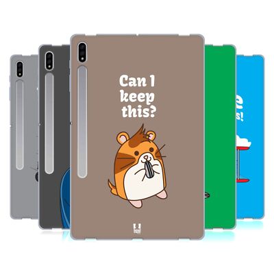 HEAD CASE DESIGNS NASH THE HAMSTER SOFT GEL CASE FOR SAMSUNG TABLETS 1