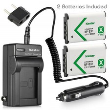 Kastar NP-BX1 Battery  Charger For Sony Cyber-Shot DSC-RX100 HDR-AS100V AS200V