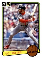 2017 Donruss '83 Retro Variations #RV45 Ozzie Smith