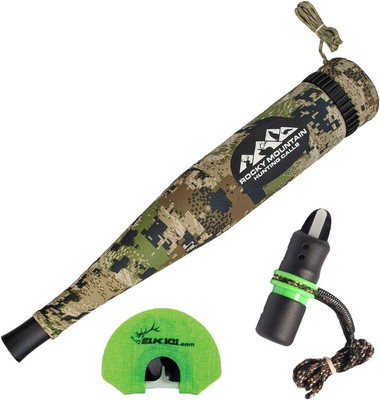 Diaphragm Elk Call, Open Reed Cow Call, and Bully Bull Extreme Grunt Tube