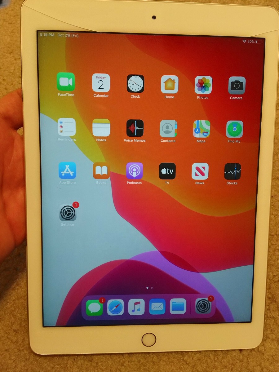 Apple iPad Air 2 9.7in Retina Display Tablet 128GB, Silver/White