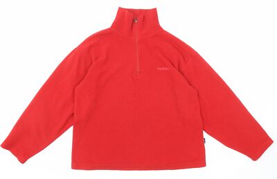 Fusalp Damen rot Polyestermischung Sweatshirt Größe 14 Reißverschluss - Go getter