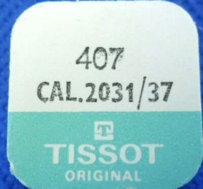 Pignon Coulant Tissot 407 Calibre 2031/37 - Pièce Horlogère D'origine - Neuf Avec étiquette - NOS