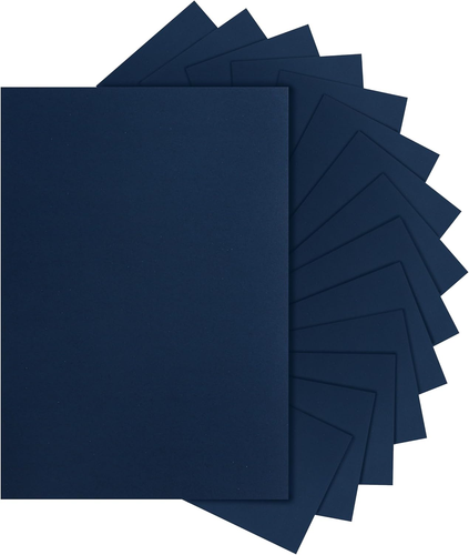 28 Sheets Navy Blue Cardstock 8.5 X 11 Craft Paper, 92Lb Heavyweight Navy Card S - Picture 9 of 12