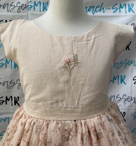 Girls WDW Well Dressed Wolf Southern Blossom Peach Tulle Dress Size 8 NWT - Picture 4 of 11