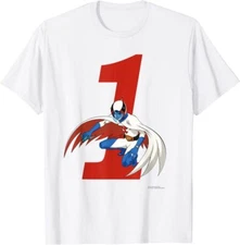 Science Ninja Team Gatchaman Ken Washio the Eagle T-shirt White Tatsunoko Pro JP