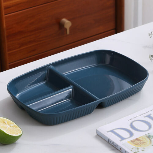 Divided Dish Reusable Dinner Plate Kitchen Dinnerware Portion Plates For Adul:yq - Picture 13 of 20