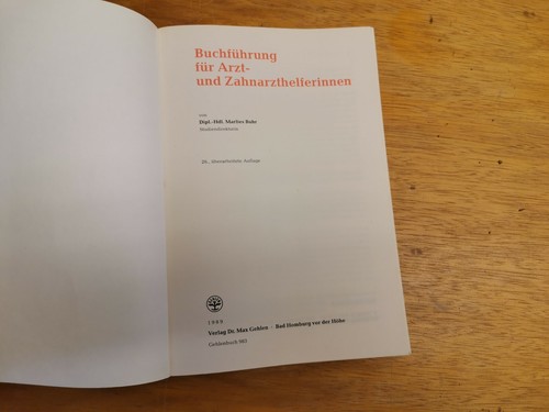 Buchführung für Arzt und Zahnarzthelferin - Bild 3 von 3