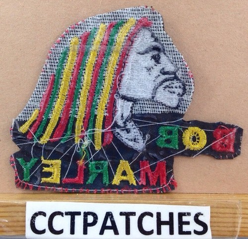 BOB MARLEY REGGAE FACE PATCH - Picture 2 of 2