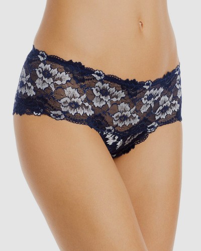 $40 Cosabella Women's Blue Low Rise Hotpant Boyshorts Panty Size M